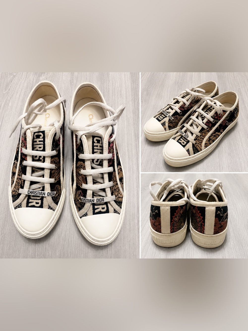 Christian Dior Walk'N'Dior 'Jardin Botanique ' Sneakers 37